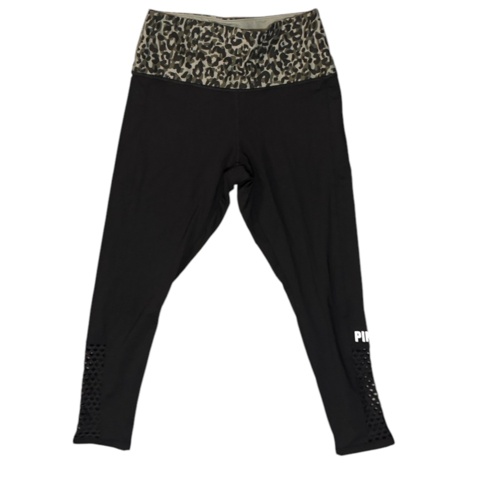 PINK Legging With Cheetah Print